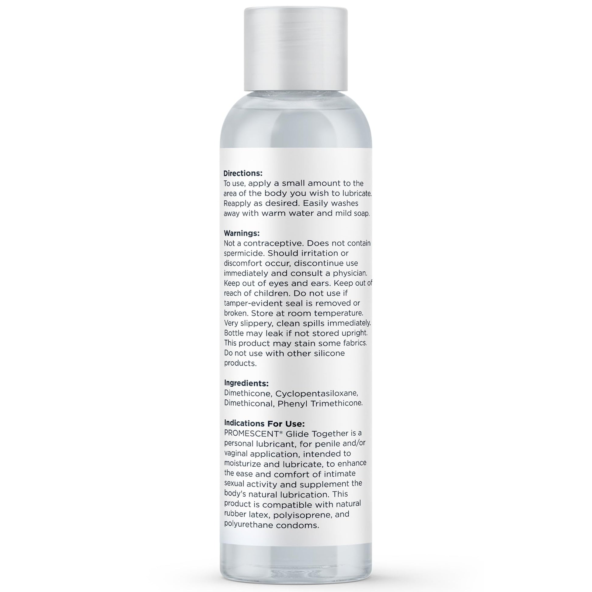 Promescent Silicone Lube, Premium Lubricants for Privacy, Sex Lube for Men & Women, Personal Lube, Non Sticky Anal Lubricant, Sex Accessories for Adults Couples, Personal Lubricant (4 oz) - OzHealthStandard