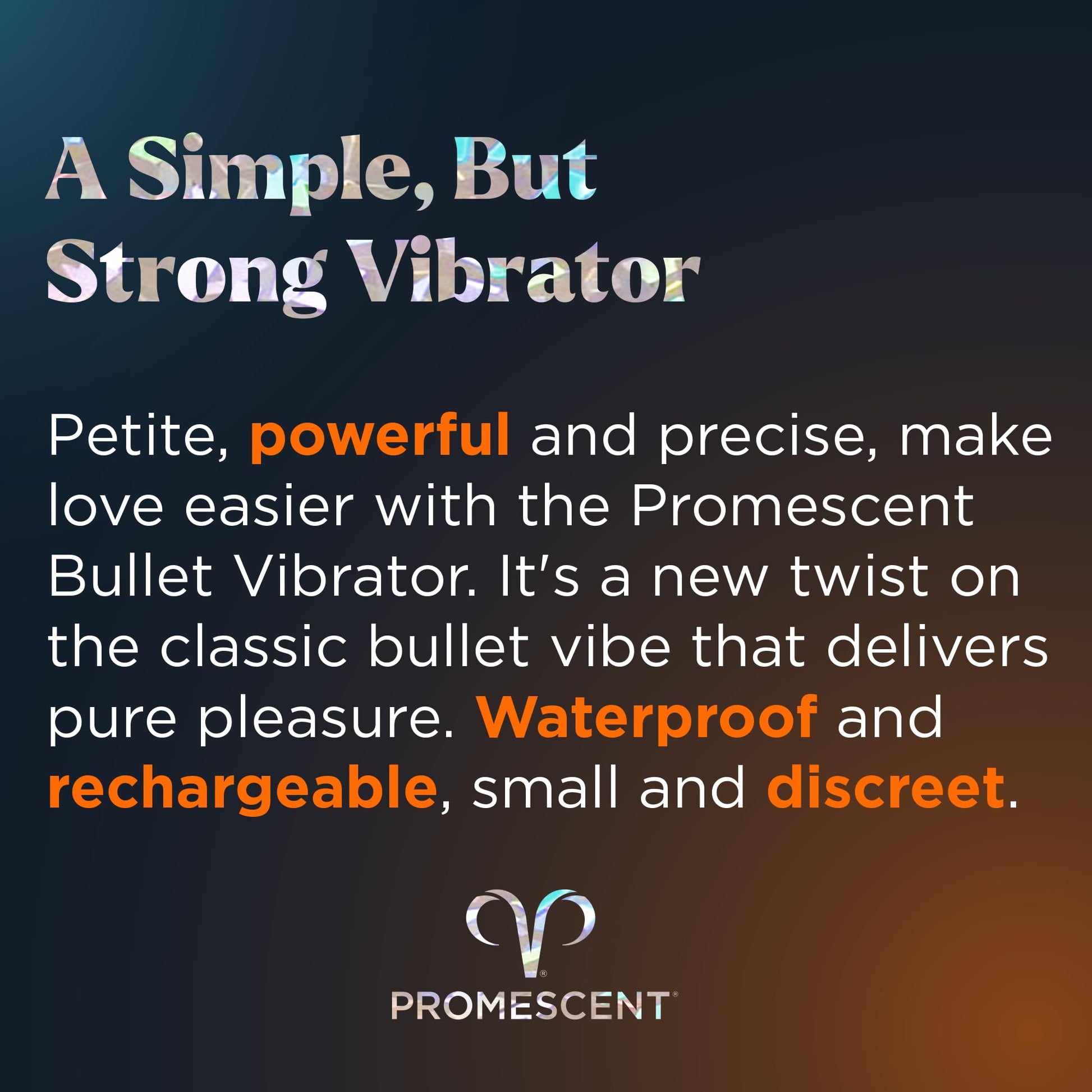 Promescent Vibrator Bullet with 27 Play Modes, Compact Vibrator Wand, Discreet Womens Sex Toys with Multiple Stimulation Settings, Pure Pleasure Sex Toy, Clitoral Stimulator for Women - OzHealthStandard
