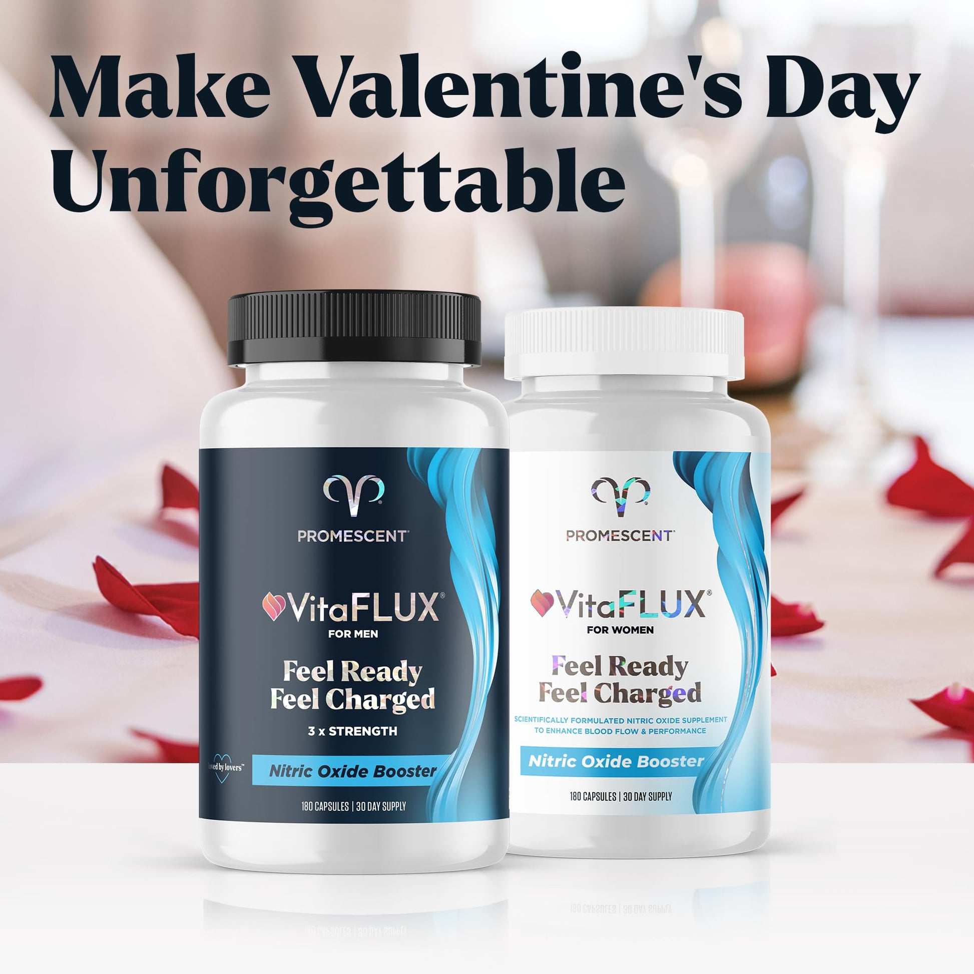 Promescent VitaFLUX Nitric Oxide Supplements for Men, Fast Acting Male Enhancing Pills for Stamina, Size & Performance, L-Arginine L-Citrulline L-Carnitine (30 Servings) - OzHealthStandard