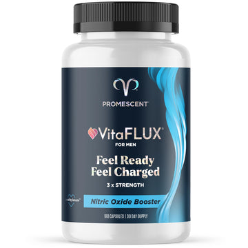 Promescent VitaFLUX Nitric Oxide Supplements for Men, Fast Acting Male Enhancing Pills for Stamina, Size & Performance, L-Arginine L-Citrulline L-Carnitine (30 Servings) - OzHealthStandard