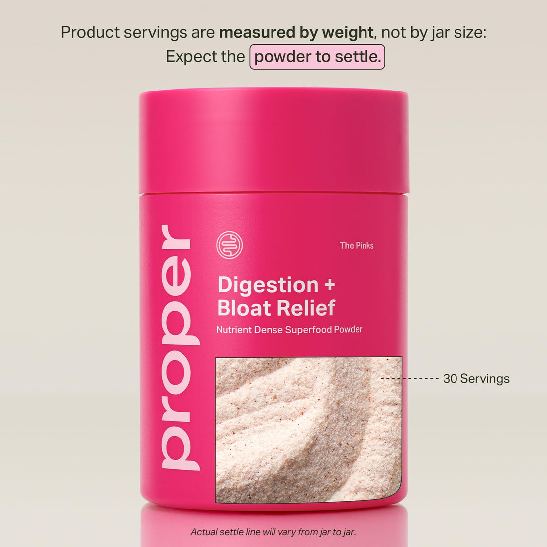 Proper, The Pinks Digestion and Bloat Relief. Drink Mix with Gut Health Probiotics, Prebiotics, Beet Root & Enzymes for Digestive Support. Bloating and Microbiome - OzHealthStandard