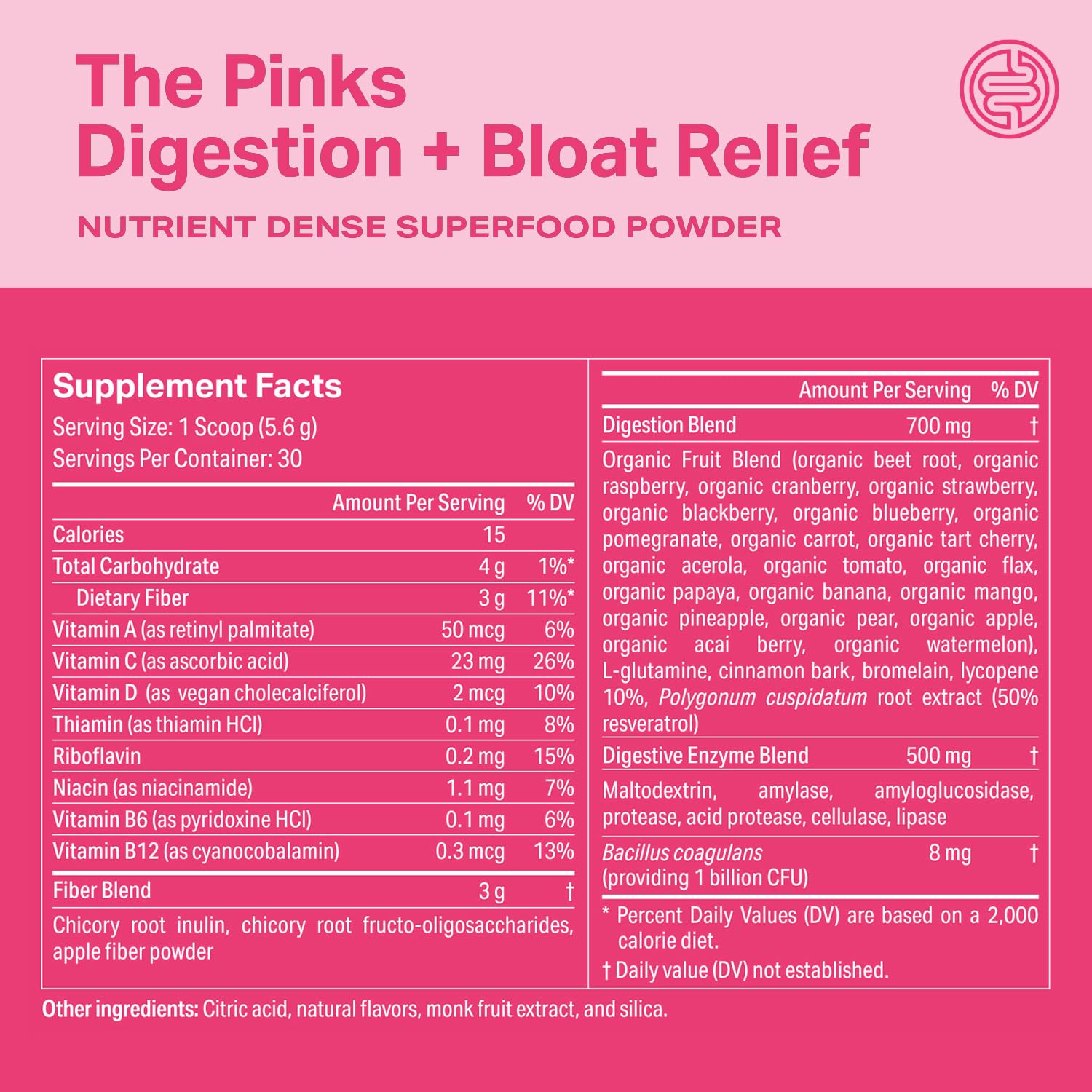 Proper, The Pinks Digestion and Bloat Relief. Drink Mix with Gut Health Probiotics, Prebiotics, Beet Root & Enzymes for Digestive Support. Bloating and Microbiome - OzHealthStandard