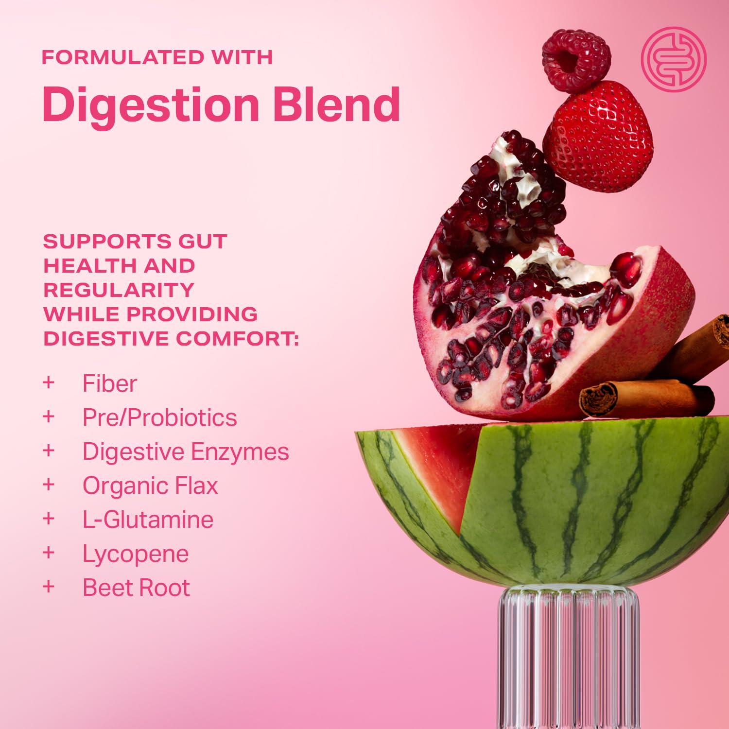 Proper, The Pinks Digestion and Bloat Relief. Drink Mix with Gut Health Probiotics, Prebiotics, Beet Root & Enzymes for Digestive Support. Bloating and Microbiome - OzHealthStandard