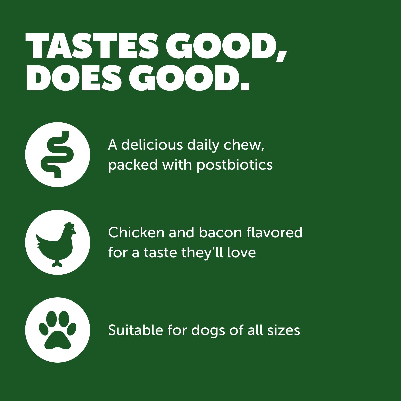 Protexin Daily Care Gut+ Mobility | 60 Dog Chews, Chicken and Bacon Flavor Dog Supplement | Probiotics for Dogs, Dog Postbiotics - OzHealthStandard