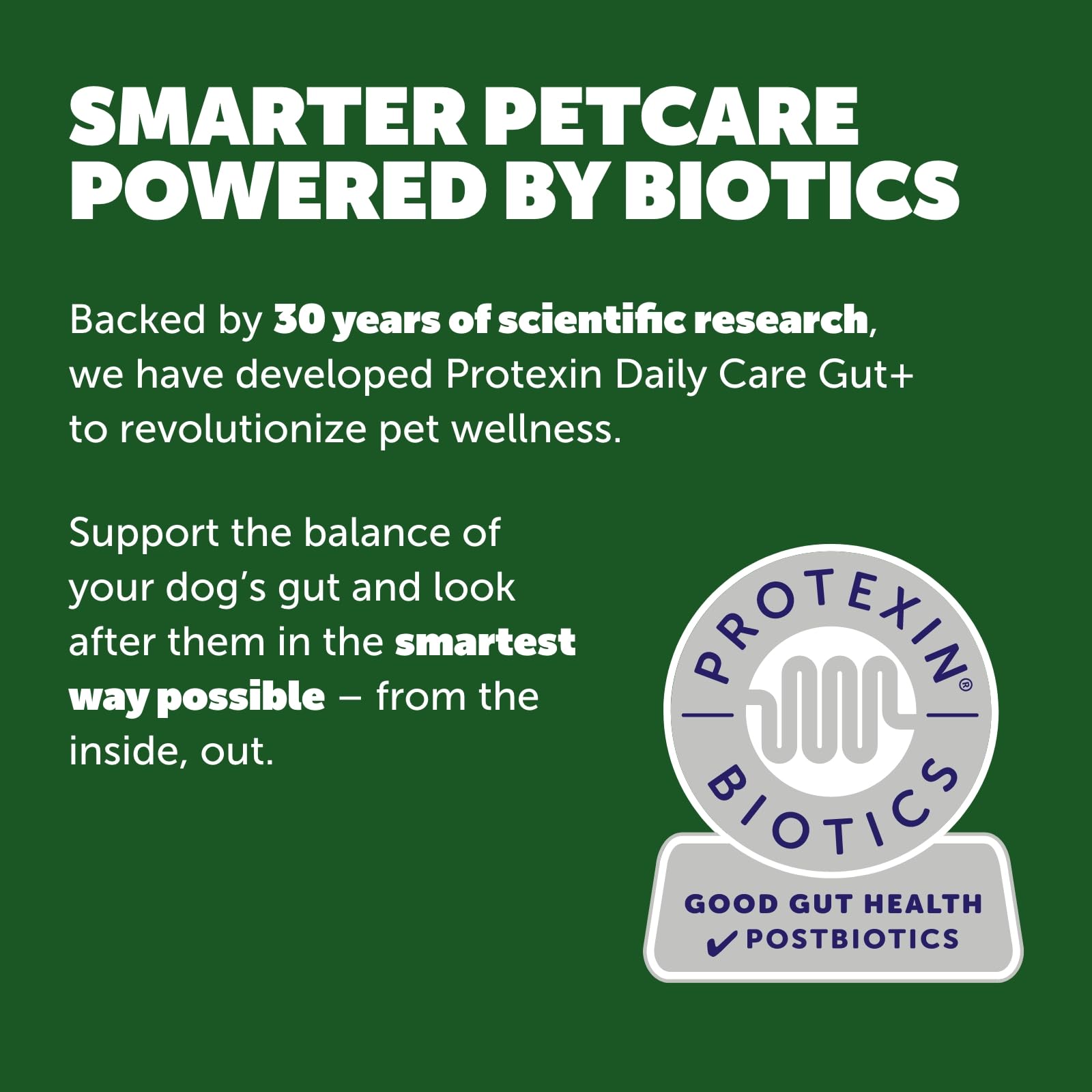Protexin Daily Care Gut+ Mobility | 60 Dog Chews, Chicken and Bacon Flavor Dog Supplement | Probiotics for Dogs, Dog Postbiotics - OzHealthStandard