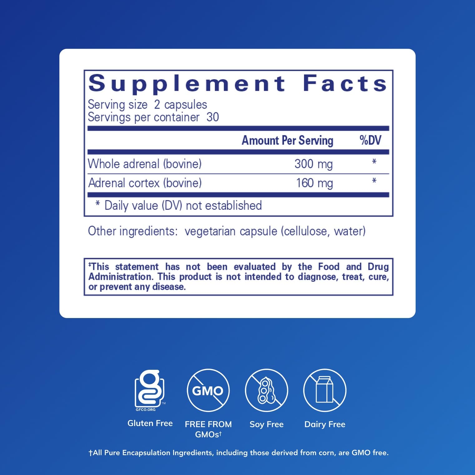 Pure Encapsulations Adrenal Cortex Supplement – Supplement to Support Cortisol Health, Energy Levels, Stress Moderation, and Gland Function - OzHealthStandard