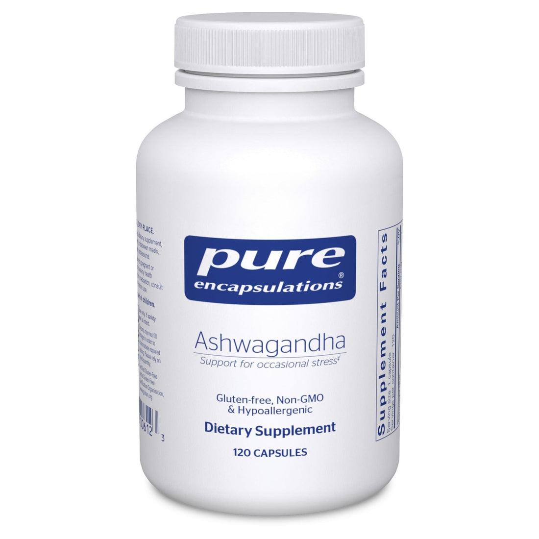 Pure Encapsulations Ashwagandha - 500 mg Ashwagandha Extract - Metabolism & Stress Support - Immune Support - GMO Free & Vegan - 120 Capsules - OzHealthStandard