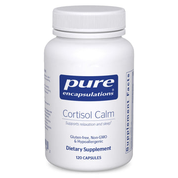 Pure Encapsulations Cortisol Calm - Supports Cortisol Health & Relaxation - Contains Ashwagandha & L-Theanine - Restful Sleep - 120 Capsules - OzHealthStandard