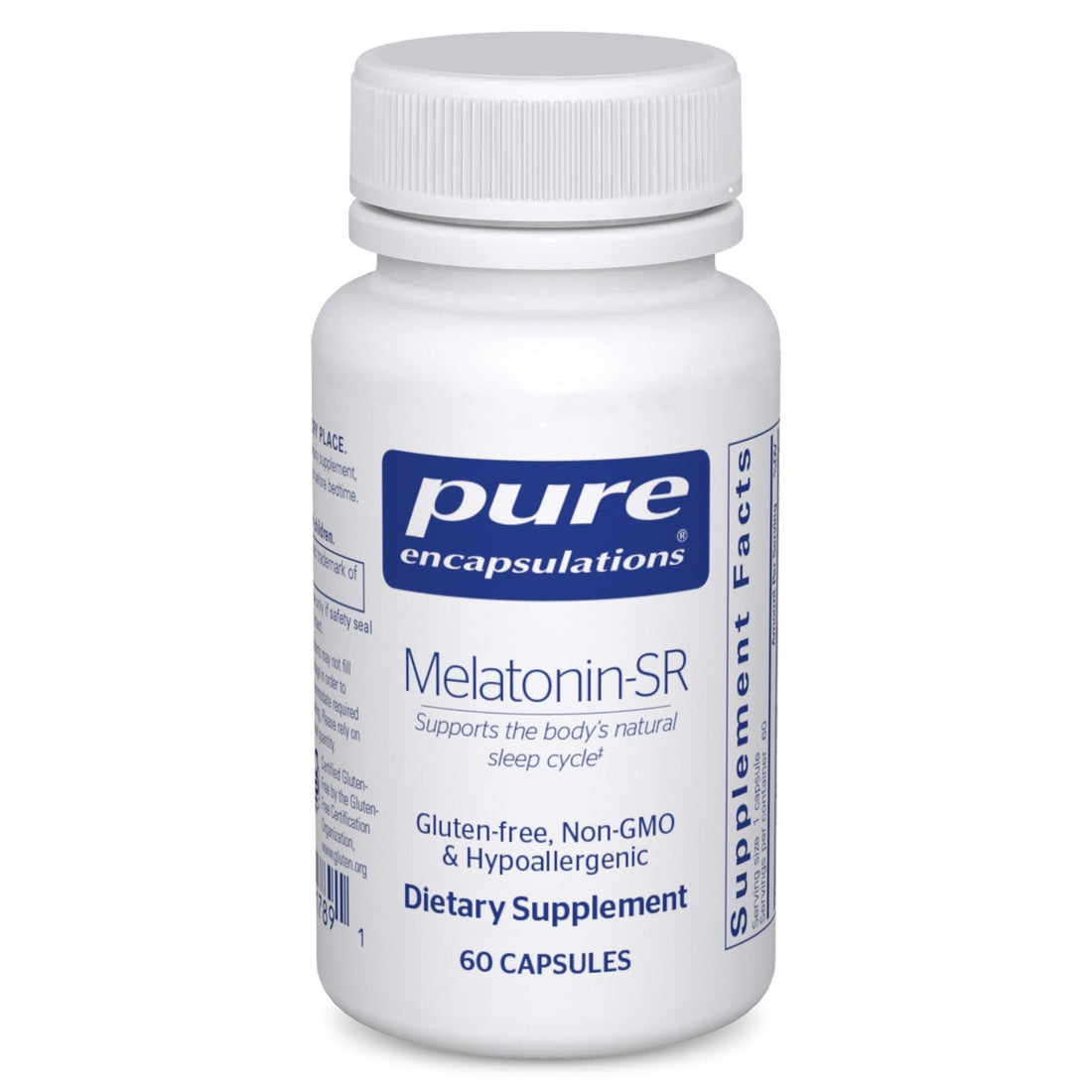 Pure Encapsulations Melatonin-SR - Extended Release Melatonin - Supports Restful Sleep* - Sleep Supplement - Gluten Free & Vegan - 60 Capsules - OzHealthStandard