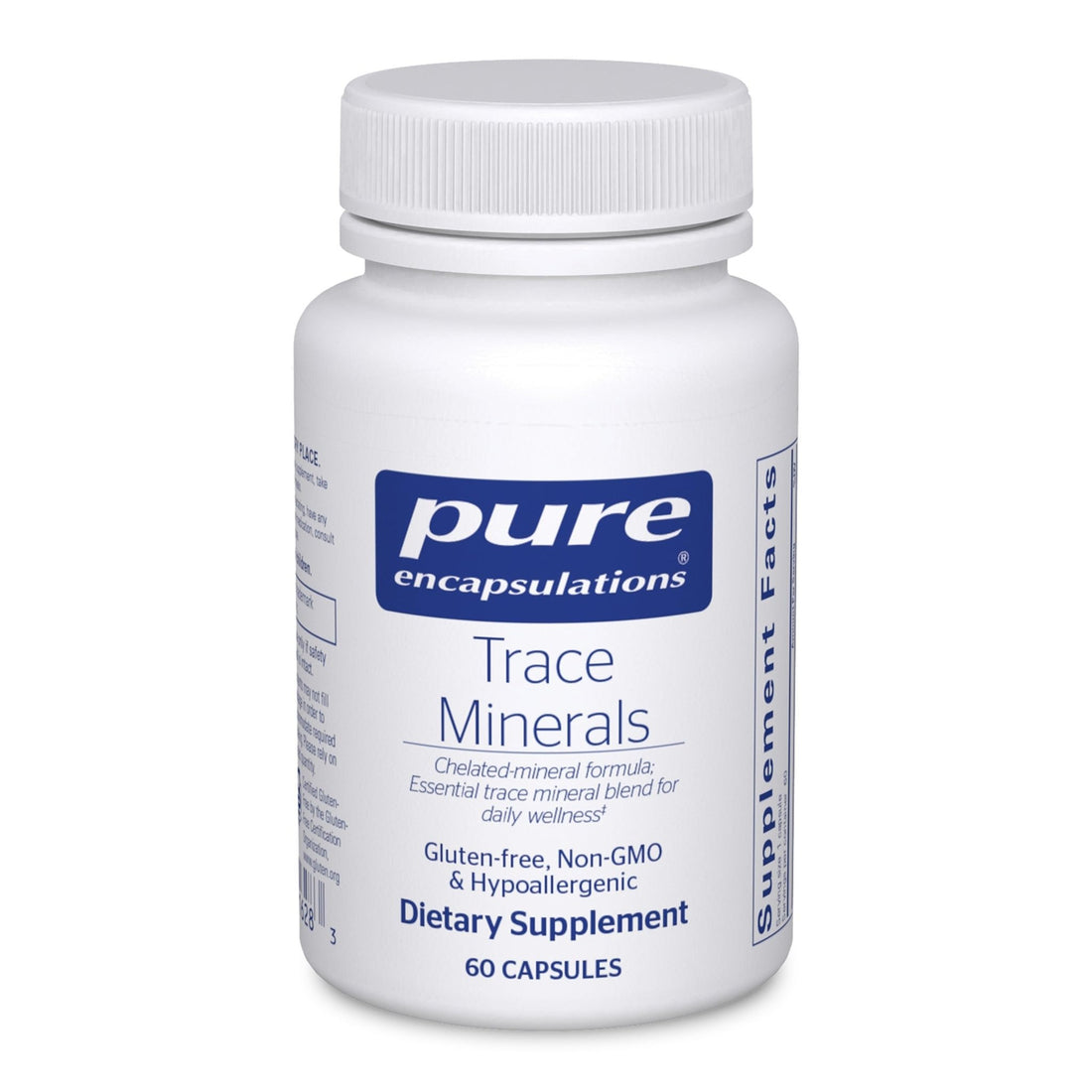 Pure Encapsulations Trace Minerals - Multimineral Supplement - Mineral Supplement - Supports Metabolism & Cellular Function* - Gluten Free & Vegan - 60 Capsules - OzHealthStandard
