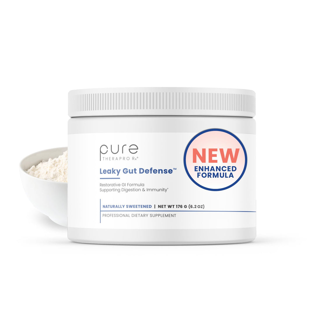 Pure Therapro Rx Leaky Gut Defense - Gut Health Supplement with L-Glutamine, Licorice Root Extract, Marshmallow Root, Aloe Leaf, Larch Arabinogalactan - OzHealthStandard