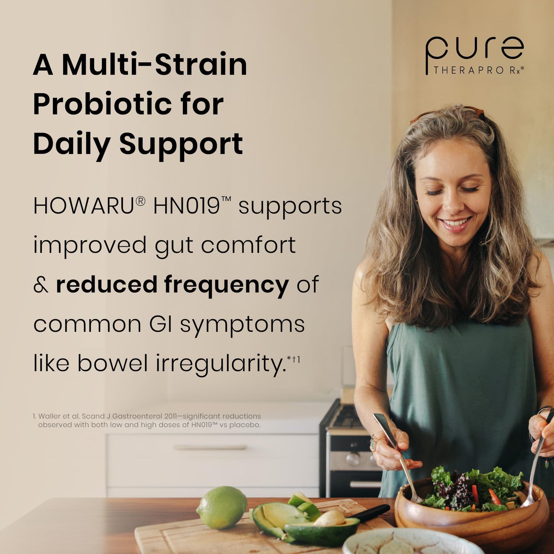 Pure Therapro Rx Power Probiotic Daily - 30 Acid-Resistant Capsules | 4 Proven Strains - 30 Billion CFU/Capsule | Patented Activ-Vial Desiccant Bottle - OzHealthStandard