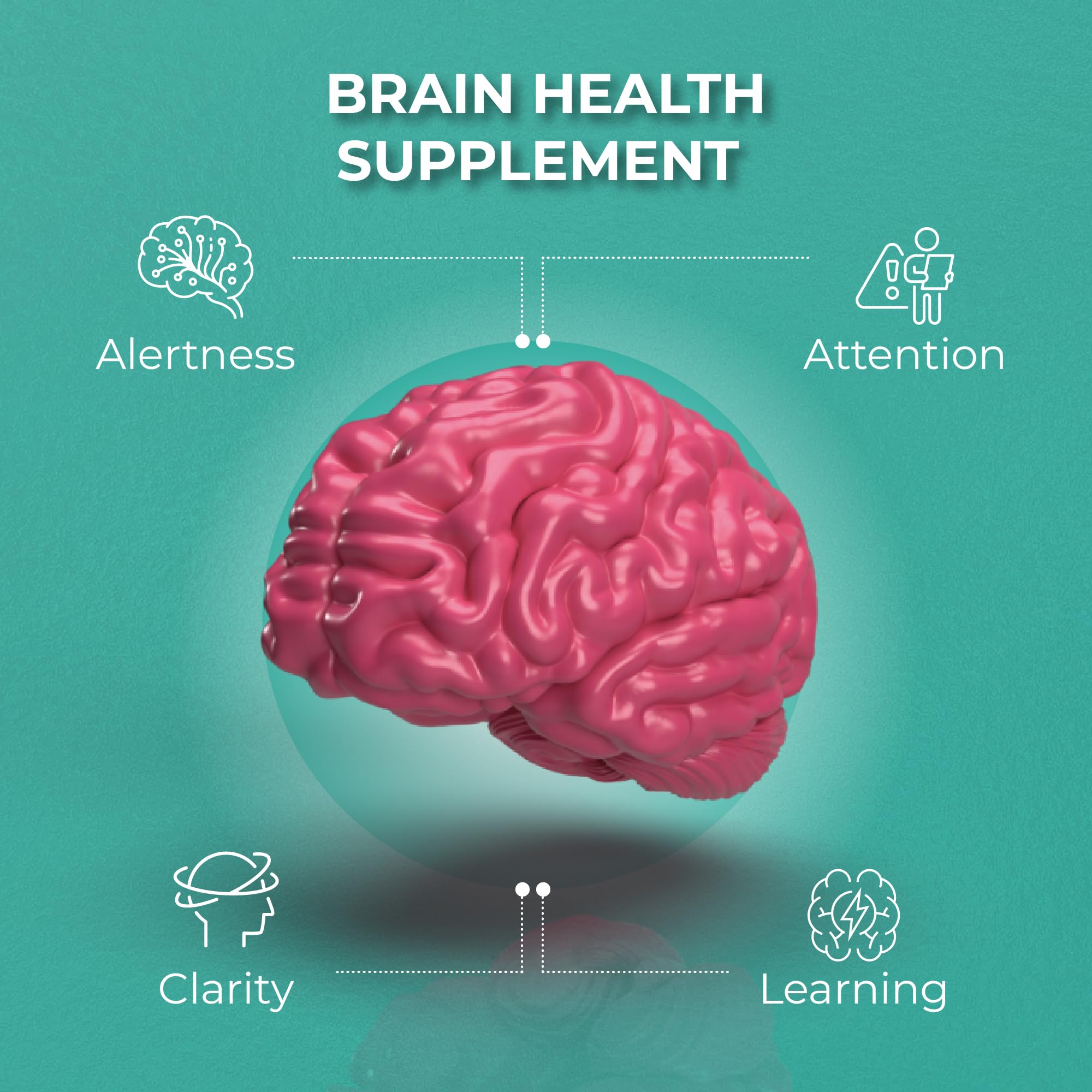 PUREHEALTH RESEARCH Ageless Brain Supplements for Memory and Focus - Nootropic Brain Health Supplement for Adults - with Bacopa Monieri, Alpha GPC, L-Tyrosine, Vitamin B6, Niacin & More, 60 Capsules - OzHealthStandard