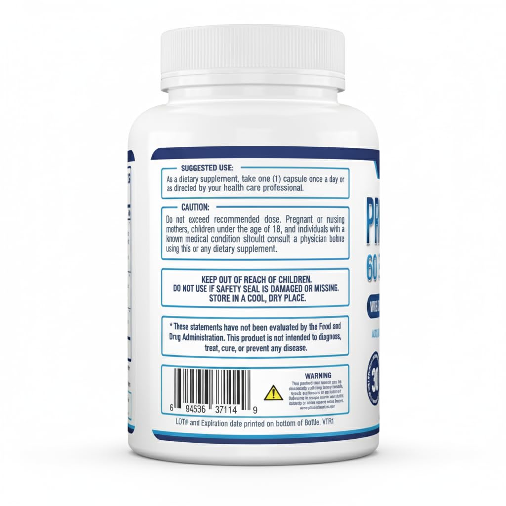 Purely Optimal Probiotics for Digestive Health, 60 Billion CFU – Delayed-Release with Digestive Enzymes & Organic Prebiotics – Bloating, Immune & Energy Support, 30 Caps - OzHealthStandard