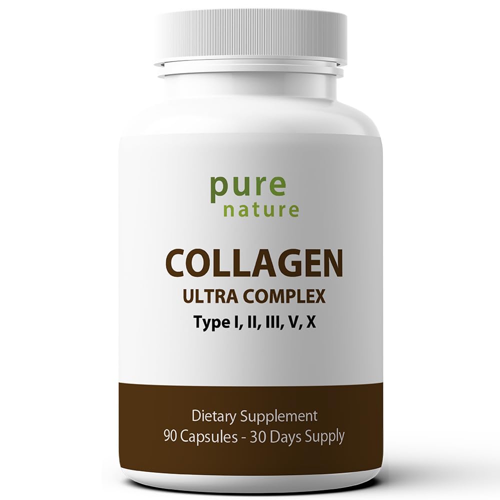 PureNature Collagen Ultra - Collagen Peptides with 5 Types I, II, III, V & X Naturally-Sourced Hydrolyzed Collagen for Hair, Skin, - OzHealthStandard