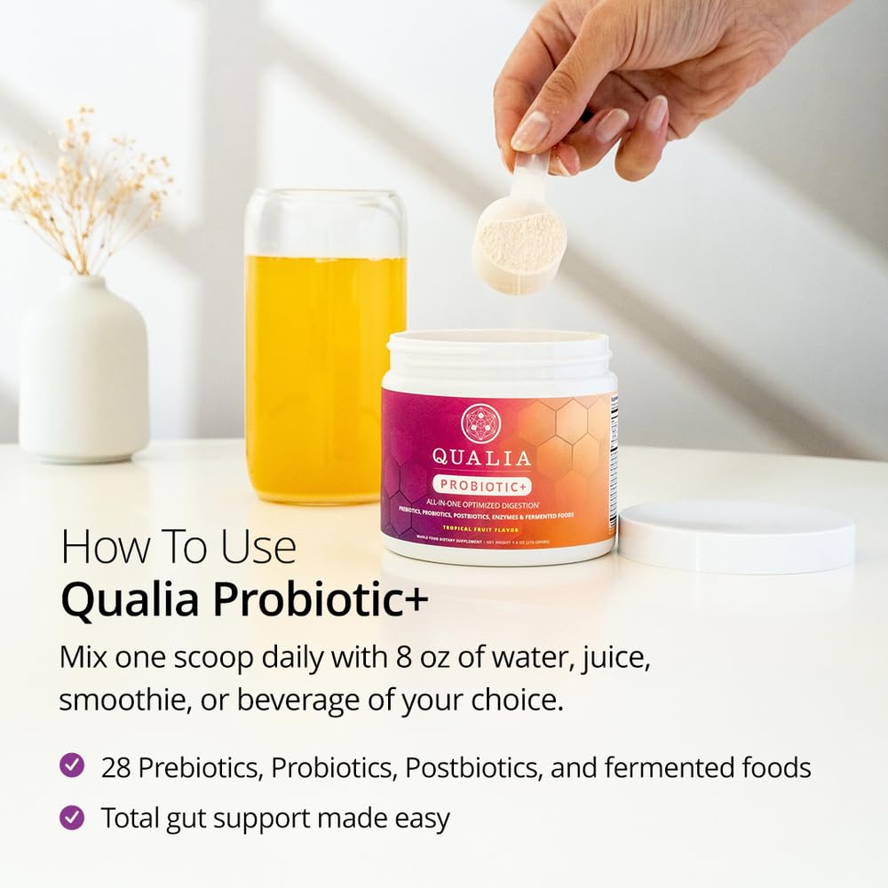 Qualia Probiotic - 28 Science-Backed Spore Probiotics, Prebiotics, and Postbiotics. Total Gut Support. Soothes Digestive discomfort. Ethically sourced. Promotes Akkermansia Growth. 1 Month Supply - OzHealthStandard