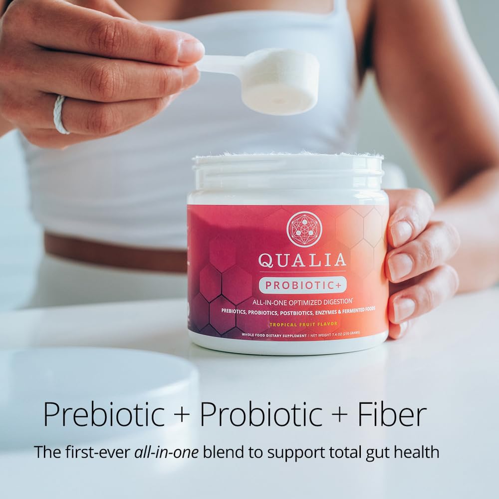 Qualia Probiotic - 28 Science-Backed Spore Probiotics, Prebiotics, and Postbiotics. Total Gut Support. Soothes Digestive discomfort. Ethically sourced. Promotes Akkermansia Growth. 1 Month Supply - OzHealthStandard