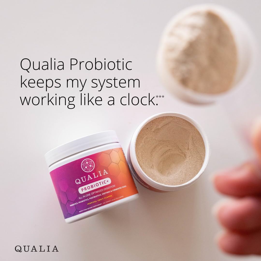 Qualia Probiotic - 28 Science-Backed Spore Probiotics, Prebiotics, and Postbiotics. Total Gut Support. Soothes Digestive discomfort. Ethically sourced. Promotes Akkermansia Growth. 1 Month Supply - OzHealthStandard