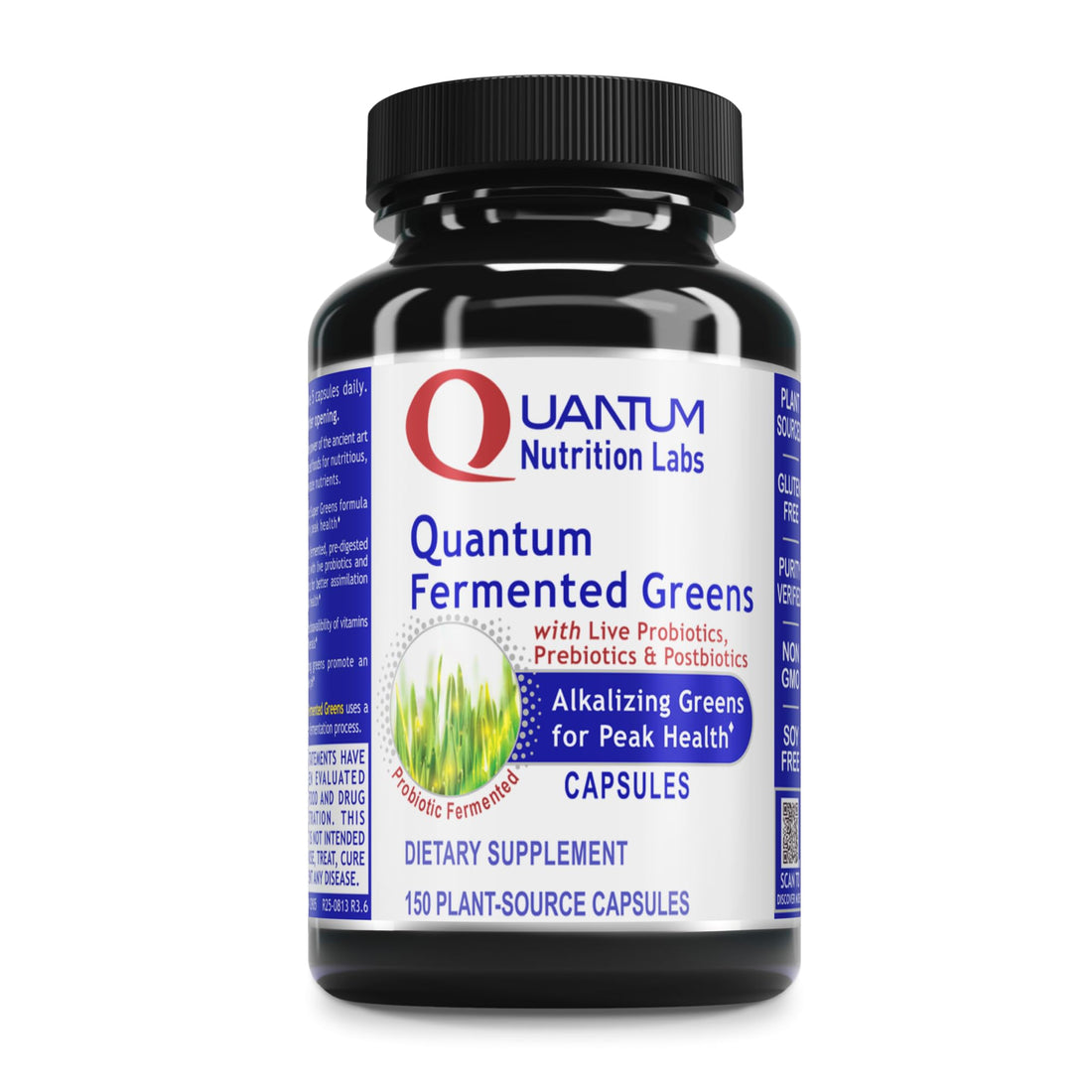 Quantum Nutrition Labs Quantum Fermented Greens- Super Greens Supplement, Superfood Blend, Organic Vitamins with Probiotic - Daily Greens with Spinach, Chlorella - OzHealthStandard