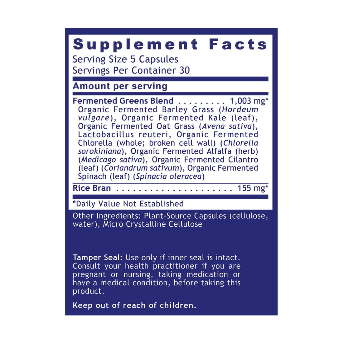 Quantum Nutrition Labs Quantum Fermented Greens- Super Greens Supplement, Superfood Blend, Organic Vitamins with Probiotic - Daily Greens with Spinach, Chlorella - OzHealthStandard