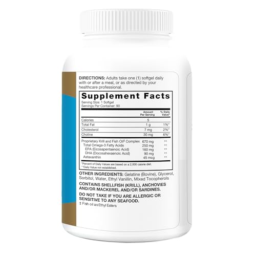 Qunol Advanced Omega 3 Krill and Fish Oil Complex, 10x Better Bioavailability, One Pill Dose, 250mg EPA & DHA - OzHealthStandard