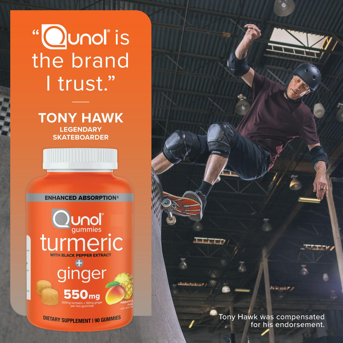 Qunol Turmeric and Ginger with Black Pepper Gummies, Turmeric Curcumin Supplement, Joint Health Support Gummy, 90ct Gummies - OzHealthStandard