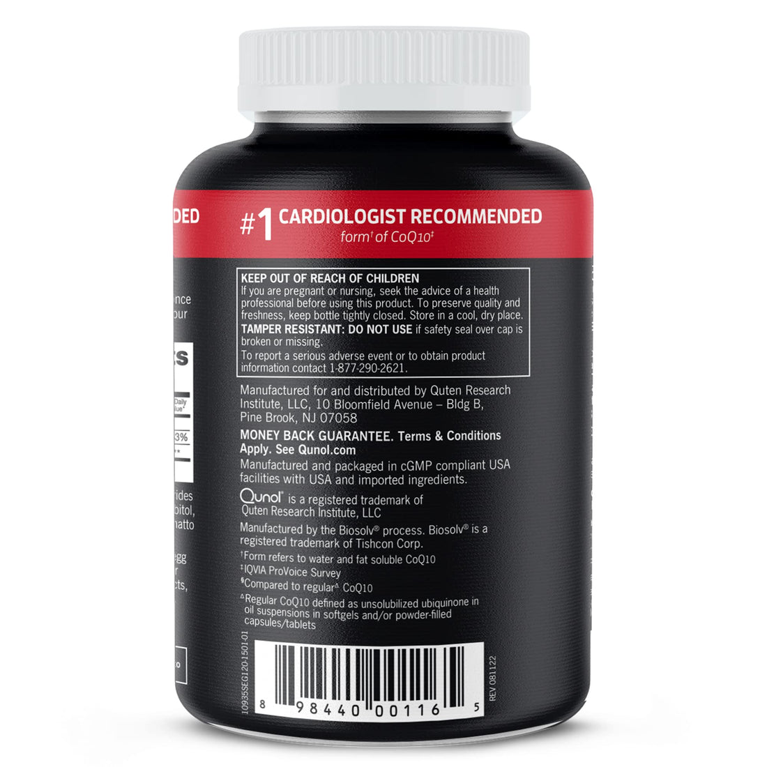 Qunol Ultra CoQ10 100mg, 3x Better Absorption, Patented Water and Fat Soluble Natural Supplement Form of Coenzyme Q10 - OzHealthStandard