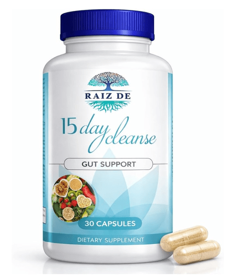 RAIZ DE 15-Day Digestive Detox Gut Cleanse - Senna, Cascara Sagrada, Psyllium Husk - OzHealthStandard