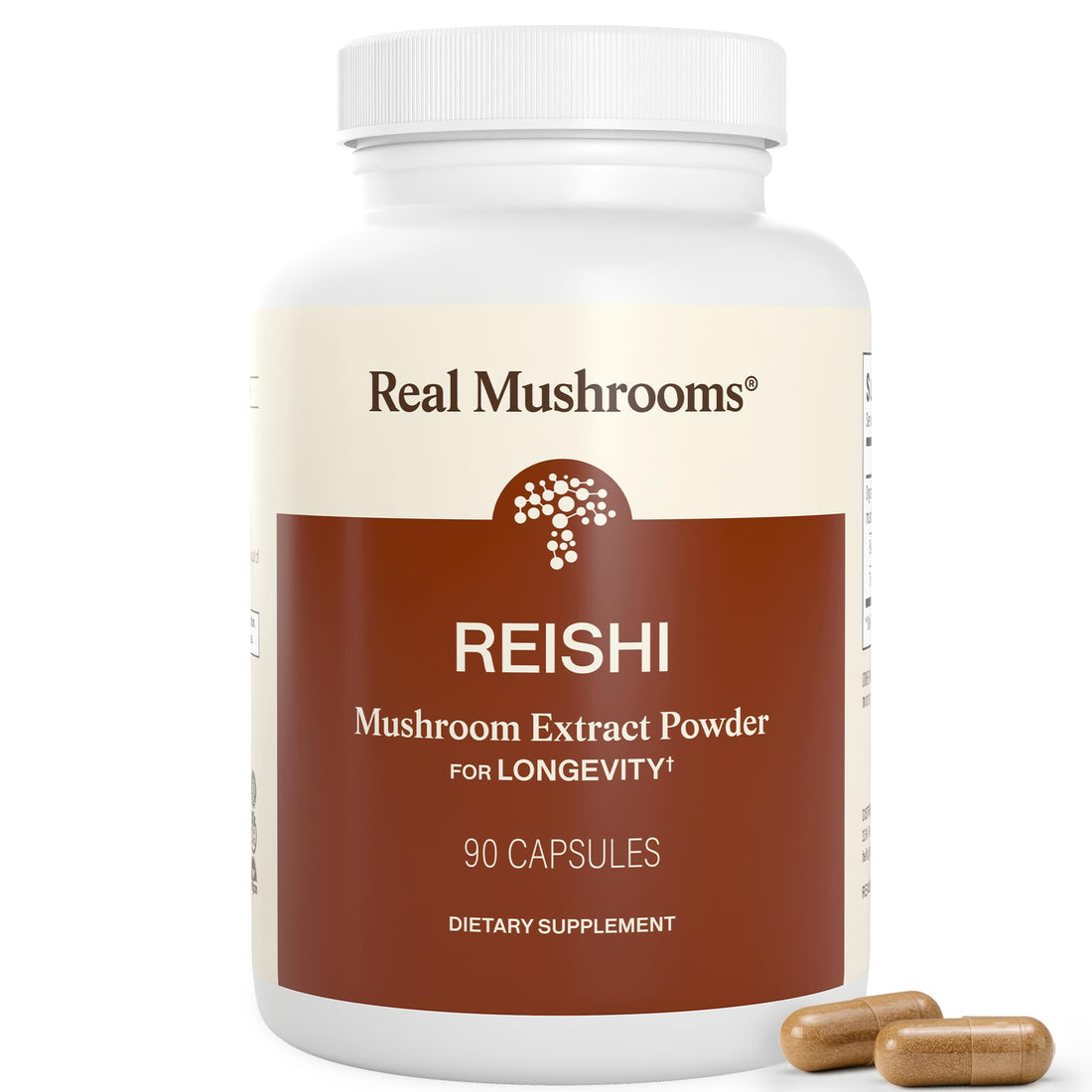 Real Mushrooms Reishi Mushroom Capsules - Handpicked Organic Mushroom Extracts - OzHealthStandard