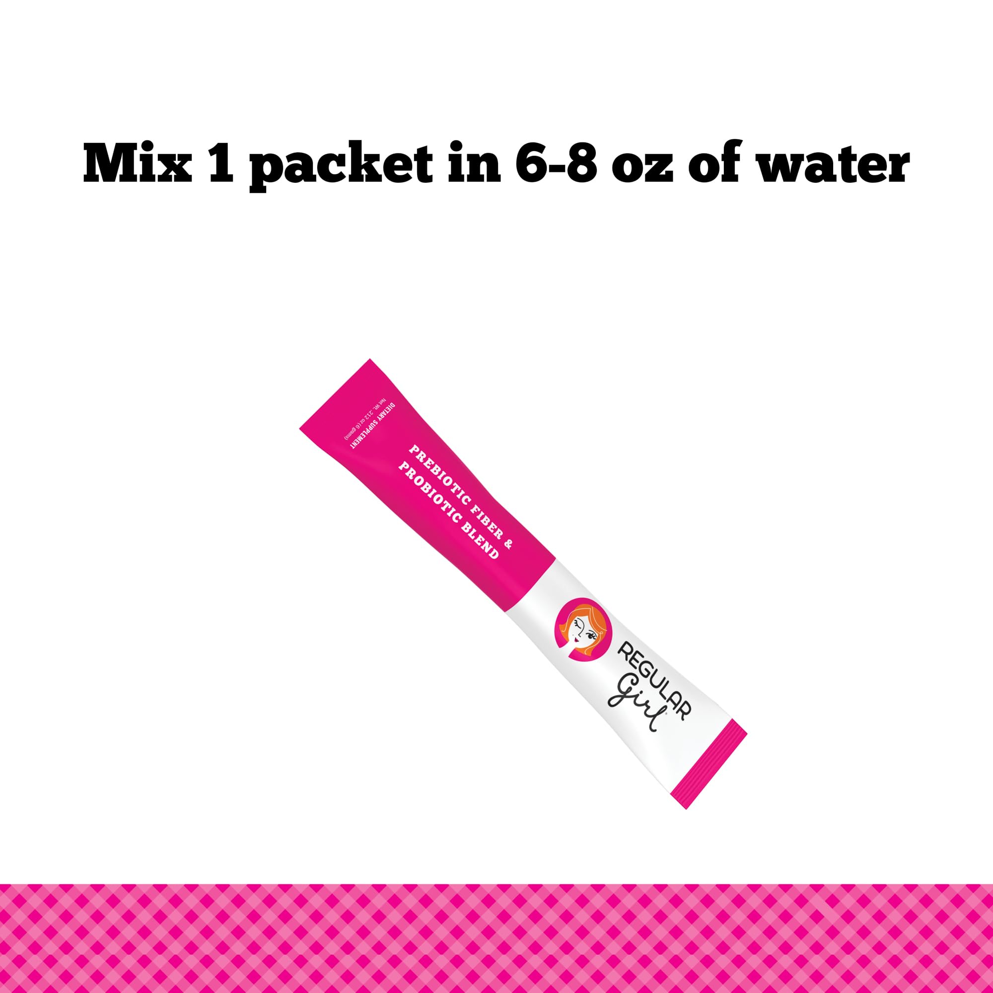 Regular Girl Organic Powder, Prebiotic Fiber Supplement and Probiotics for Women, Low FODMAP, 30 On-The-Go Packets, Unflavored, 30 Serving Packets - OzHealthStandard