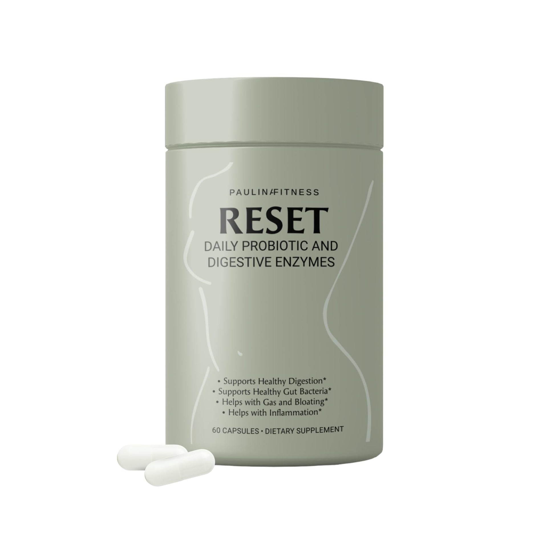 Reset Daily Probiotic + Prebiotic Plant Digestive Enzymes – Advanced Gut Reset for Women - OzHealthStandard