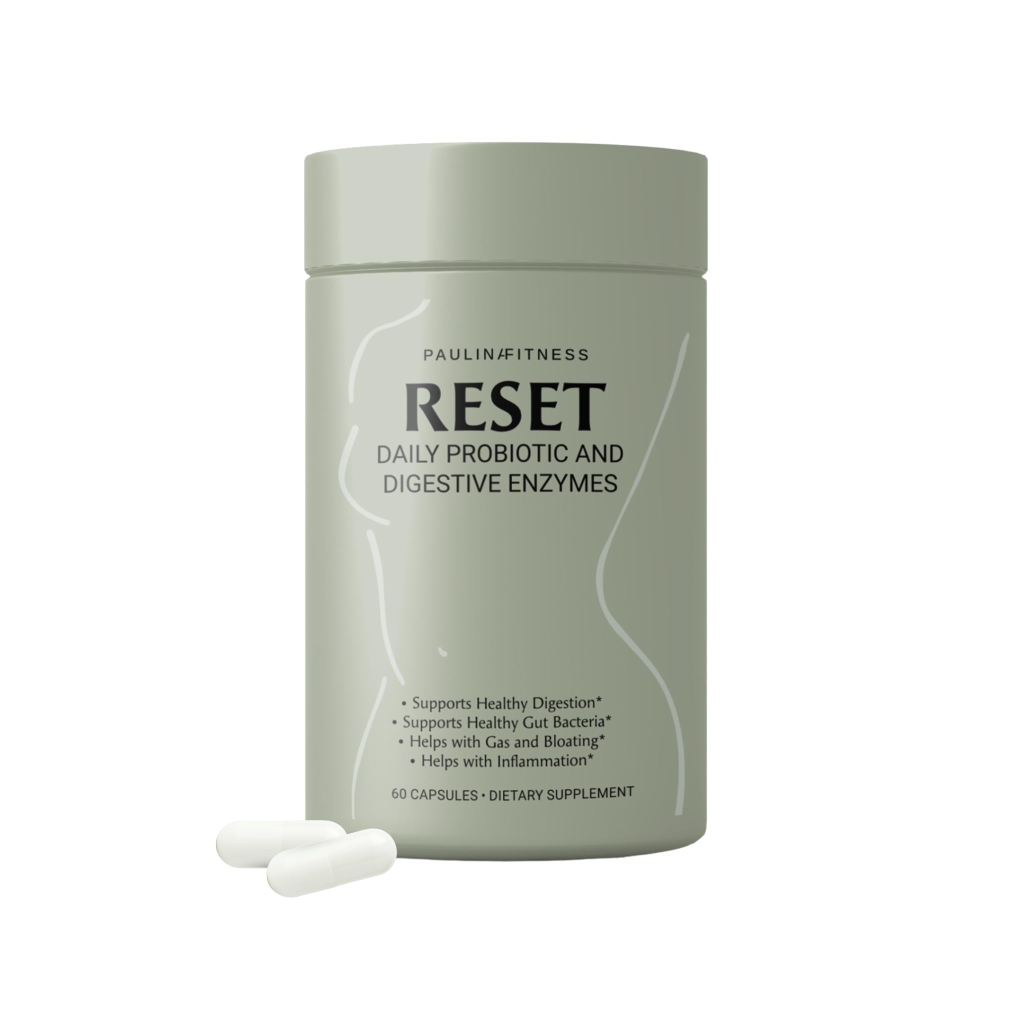 Reset Daily Probiotic + Prebiotic Plant Digestive Enzymes – Advanced Gut Reset for Women - OzHealthStandard