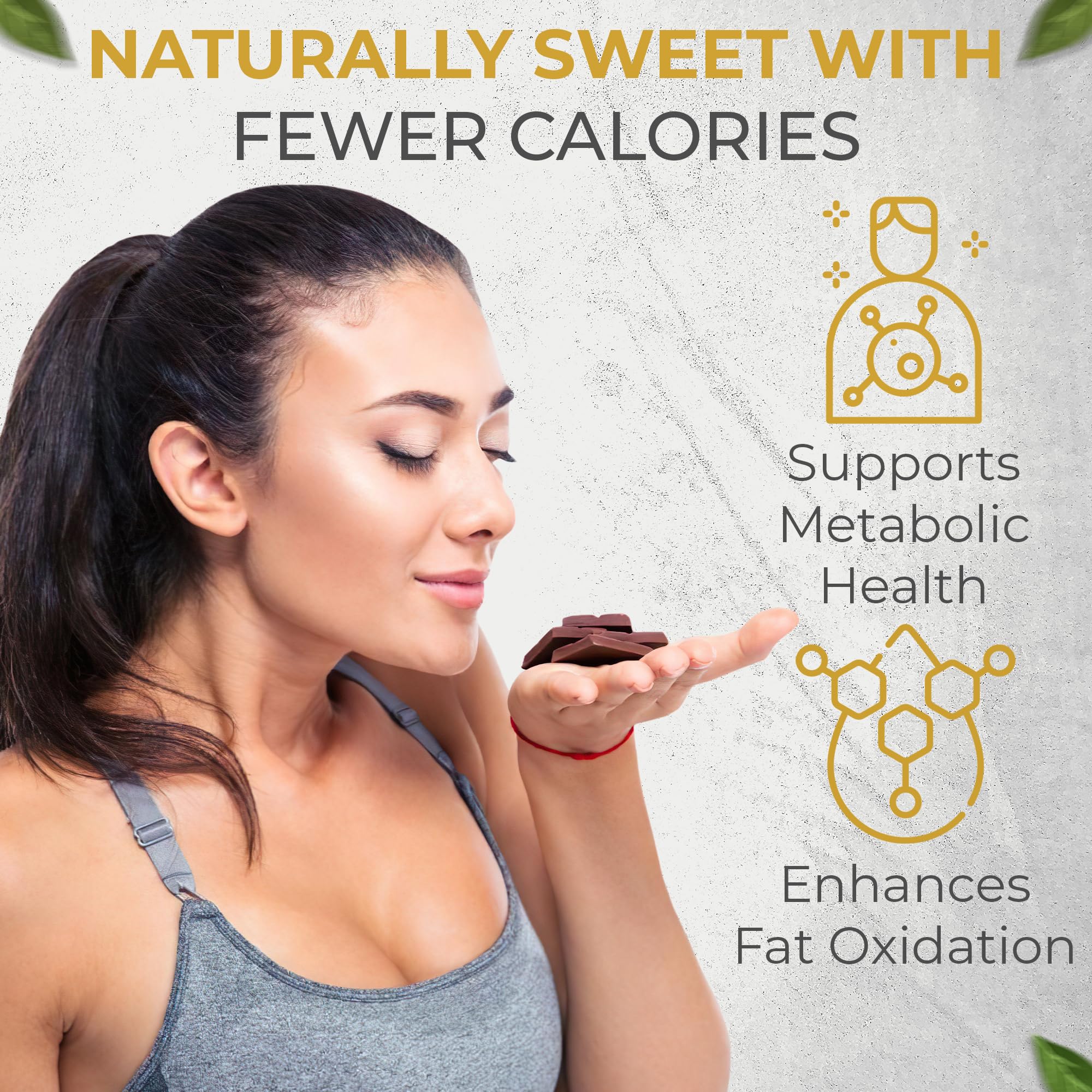 Revival Point Florasweets Gold Chocolate Bites with Probiotic + Postbiotic Stains DE111 & BPL1 - Indivally Wrapped - Supports Digestive & Gut Health Bacillus subtilis (1) - OzHealthStandard