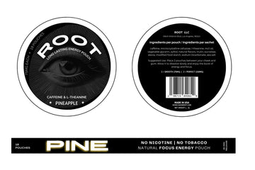 Root Nootropic Energy Pouches – Caffeine & L-Theanine for Focus & Clarity – Sugar-Free, Long-Lasting Alternative to ZYN - Pineapple - (Pack of 3) - OzHealthStandard