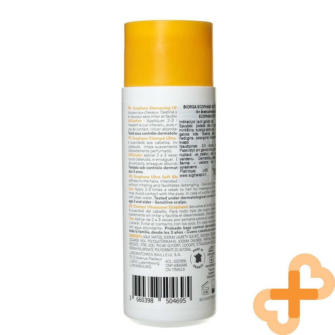 BIORGA ECOPHANE Ultra Soft Shampoo Sensitive Scalp 200ml sensitive Ultra buy supplements canada