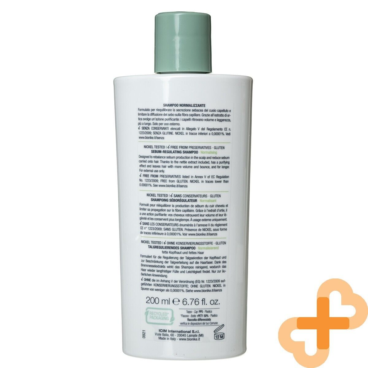 BIONIKE Hair Shampoo For oily Head Skin Hair 200ml Regulates Sebum Bionike buy supplements canada