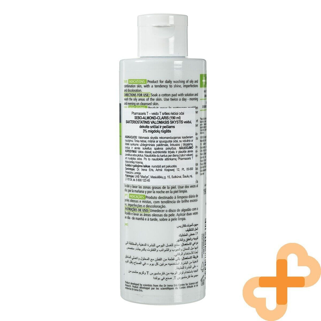 PHARMACERIS T Sebo Almond Claris Cleanser 190ml for Acne-Prone Skin Pharmaceris buy supplements canada