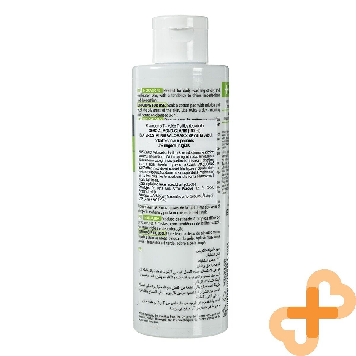 PHARMACERIS T Sebo Almond Claris Cleanser 190ml for Acne-Prone Skin Pharmaceris buy supplements canada