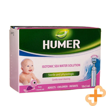HUMER Infant Isotonic Sea Water Solution For Baby 5ml x 18 Doses Stuffy Humer buy supplements canada