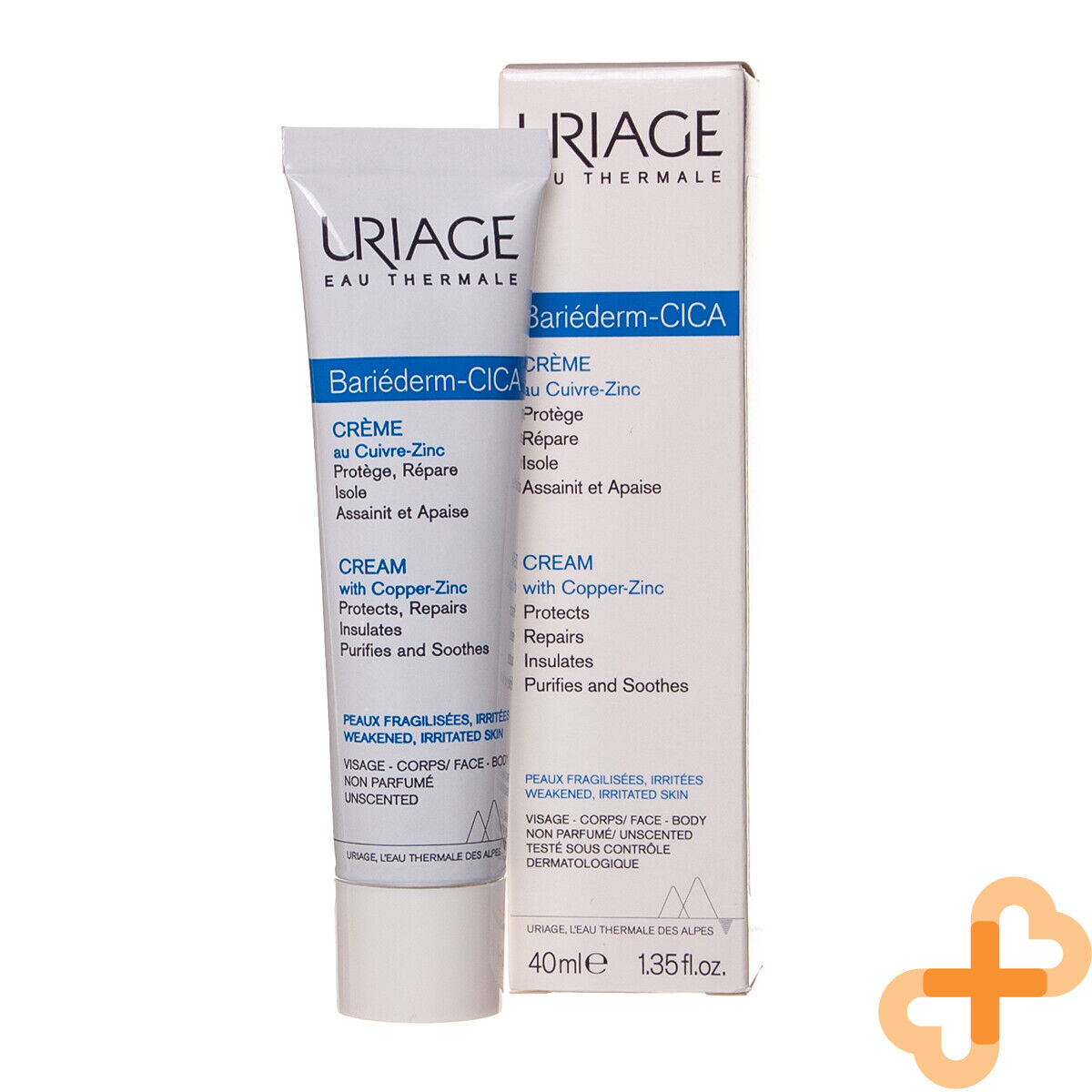 Uriage Bariederm Repairing Cica-Cream 40ml Cu-Zn Soothes Anti-Irritation Uriage buy supplements canada