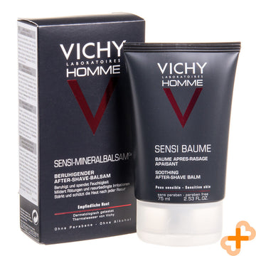 Vichy Uomo Sensi Baume Soothing After Shave Balm 75ml Sensitive Skin Vichy buy supplements canada