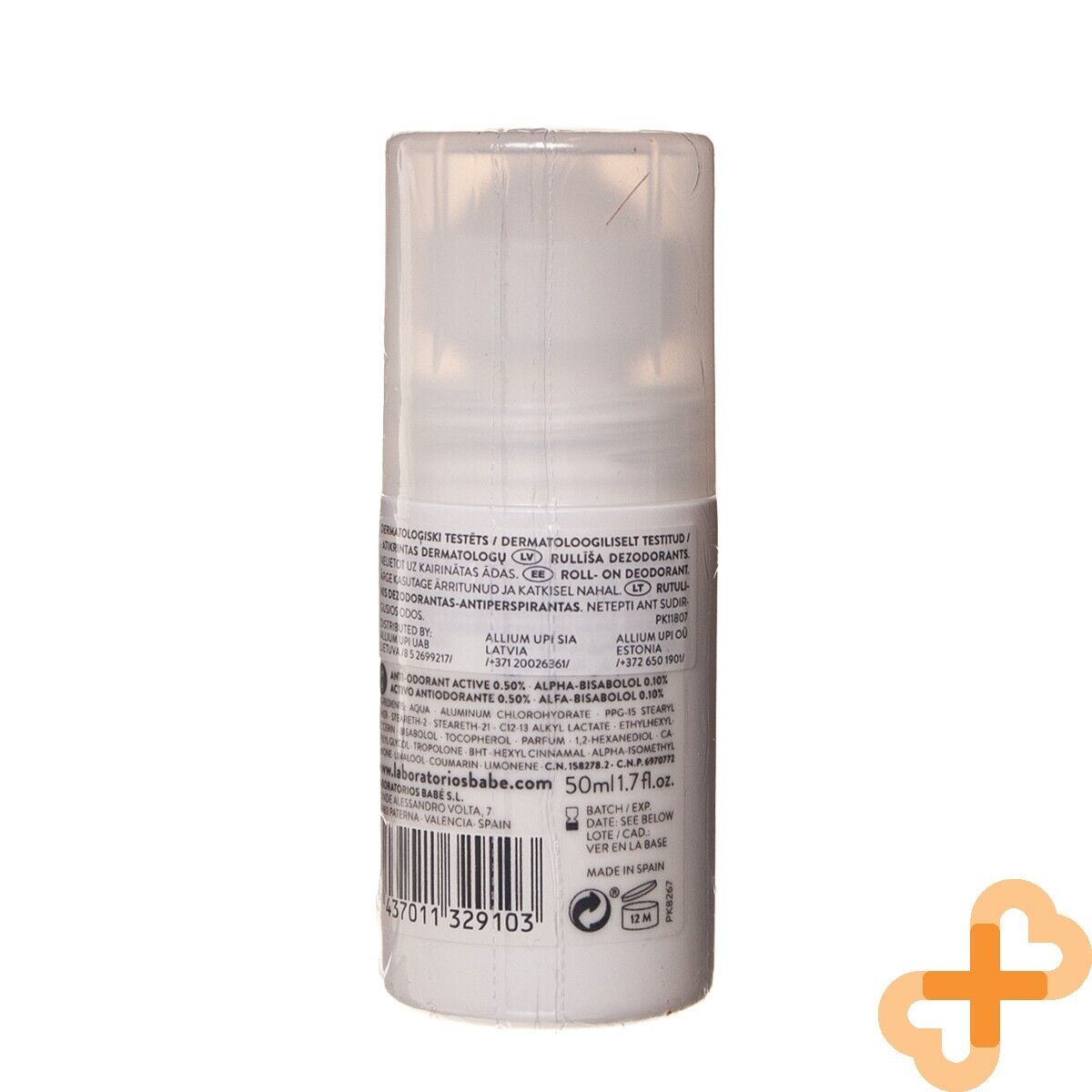 BABĒ BODY Roll On Deodorant Antiperspirant for Sensitive Skin 50 ml Babe buy supplements canada