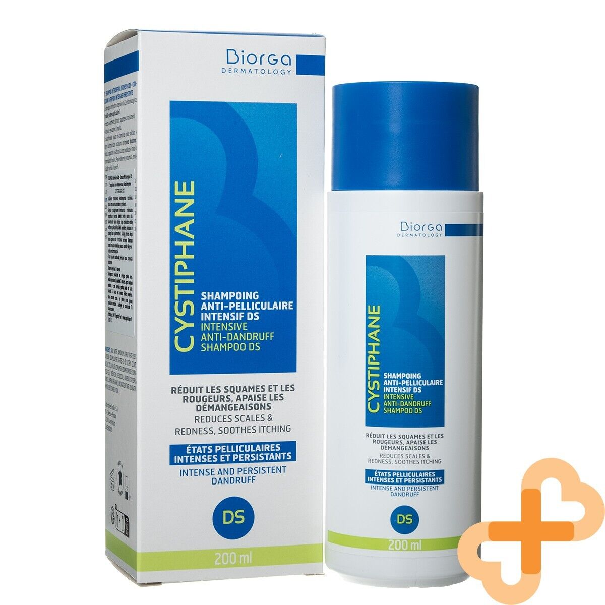 Cystiphane DS Intensive Anti Dandruff Shampoo For Dry Greasy Hair dandruff 200ml Biorga buy supplements canada