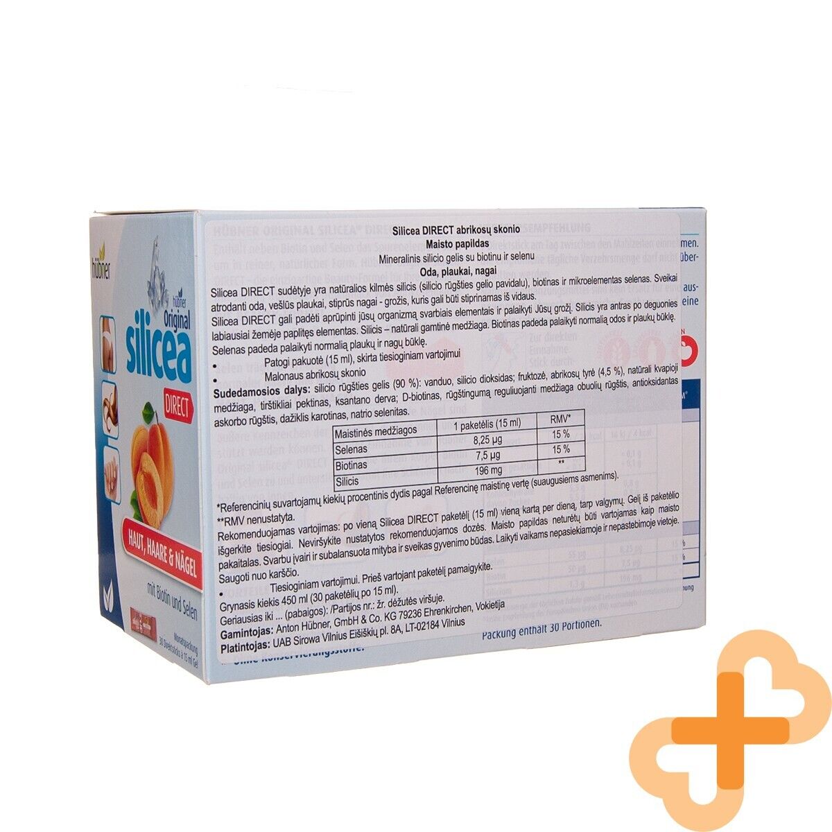 SILICEA DIRECT Apricot Flavor 30 Sachets Supplement For Hair Skin, Nails SILICEA buy supplements canada
