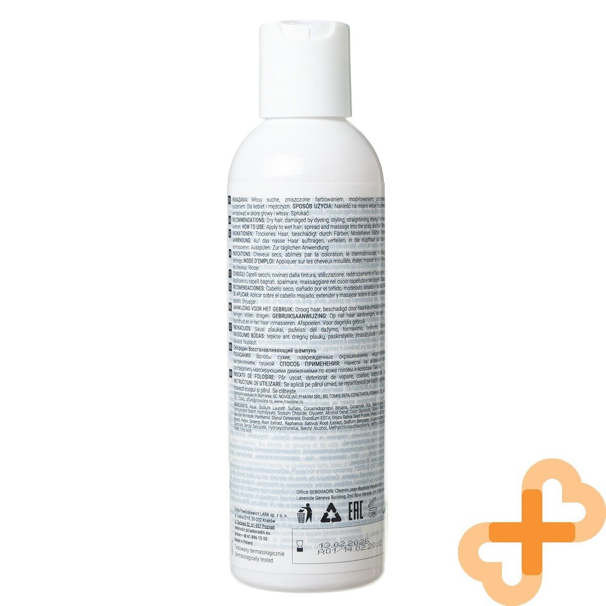 SEBORADIN revitalizing Shampoo Restoring for Dyed Dry Damaged Hair SEBORADIN buy supplements canada
