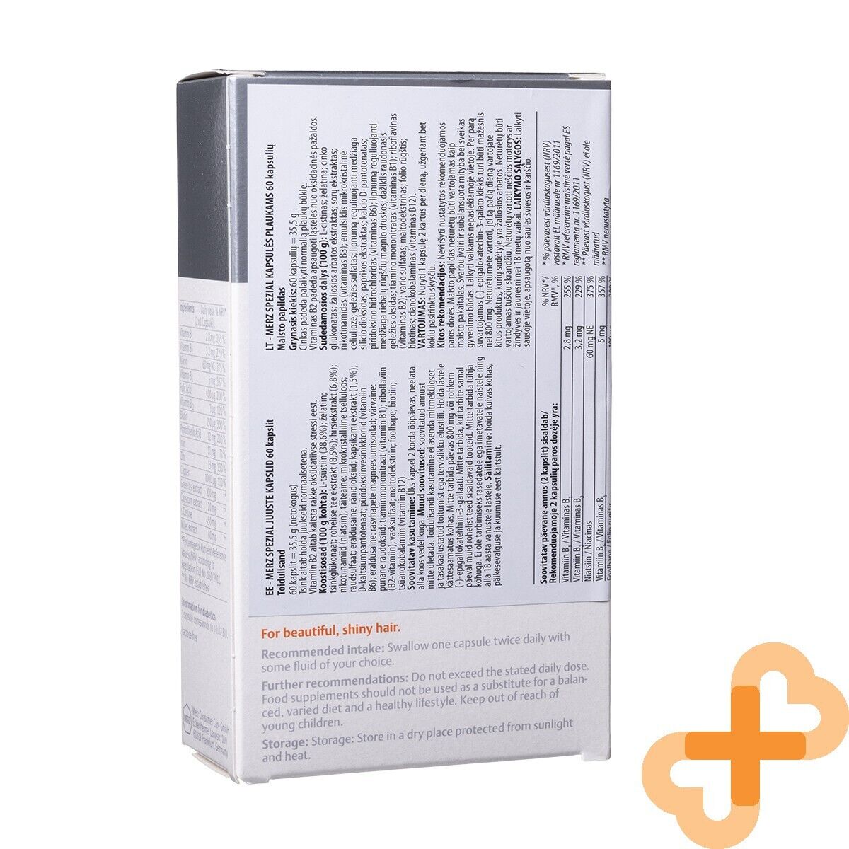 MERZ SPEZIAL Hair 60 Capsules Supplement for Strong and Beautiful Hair Merz buy supplements canada