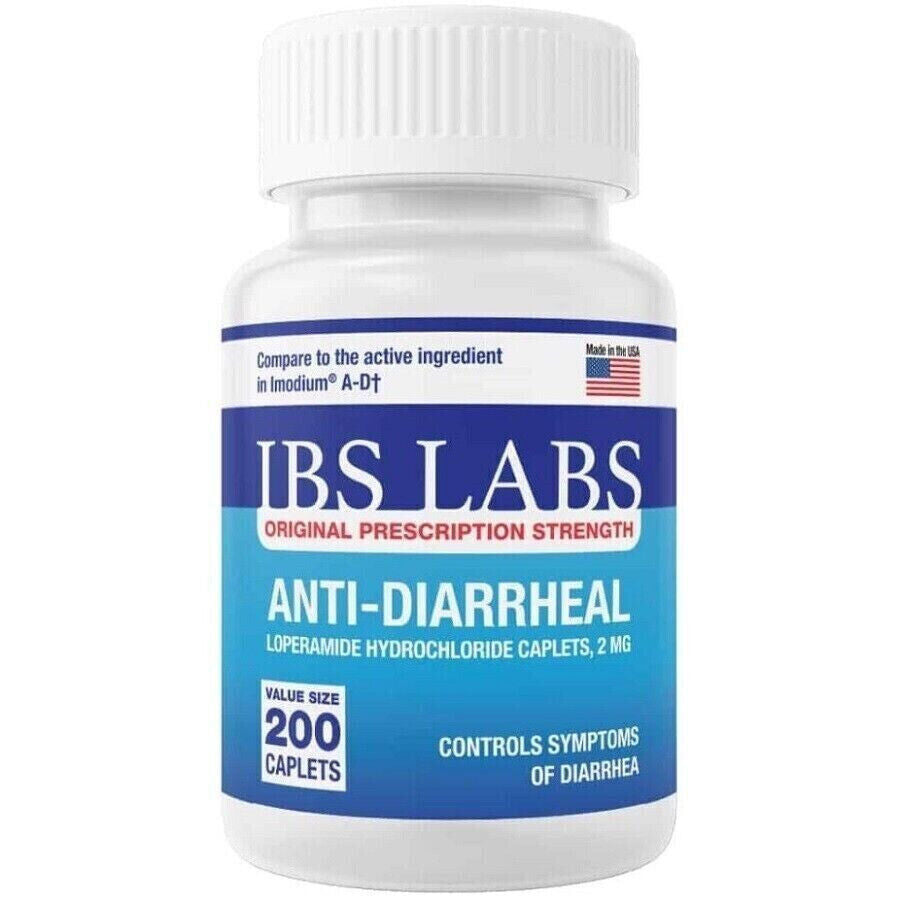 Anti Diarrheal 2mg 200 Caplets by IBS LABS MADE IN USA IBS LABS buy supplements canada