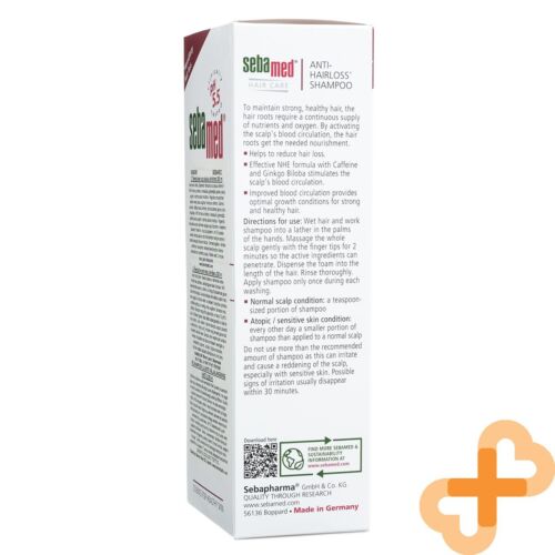 SEBAMED Anti - Hairloss Shampoo 200ml For All Hair Types Ginkgo Biloba SebaMed buy supplements canada