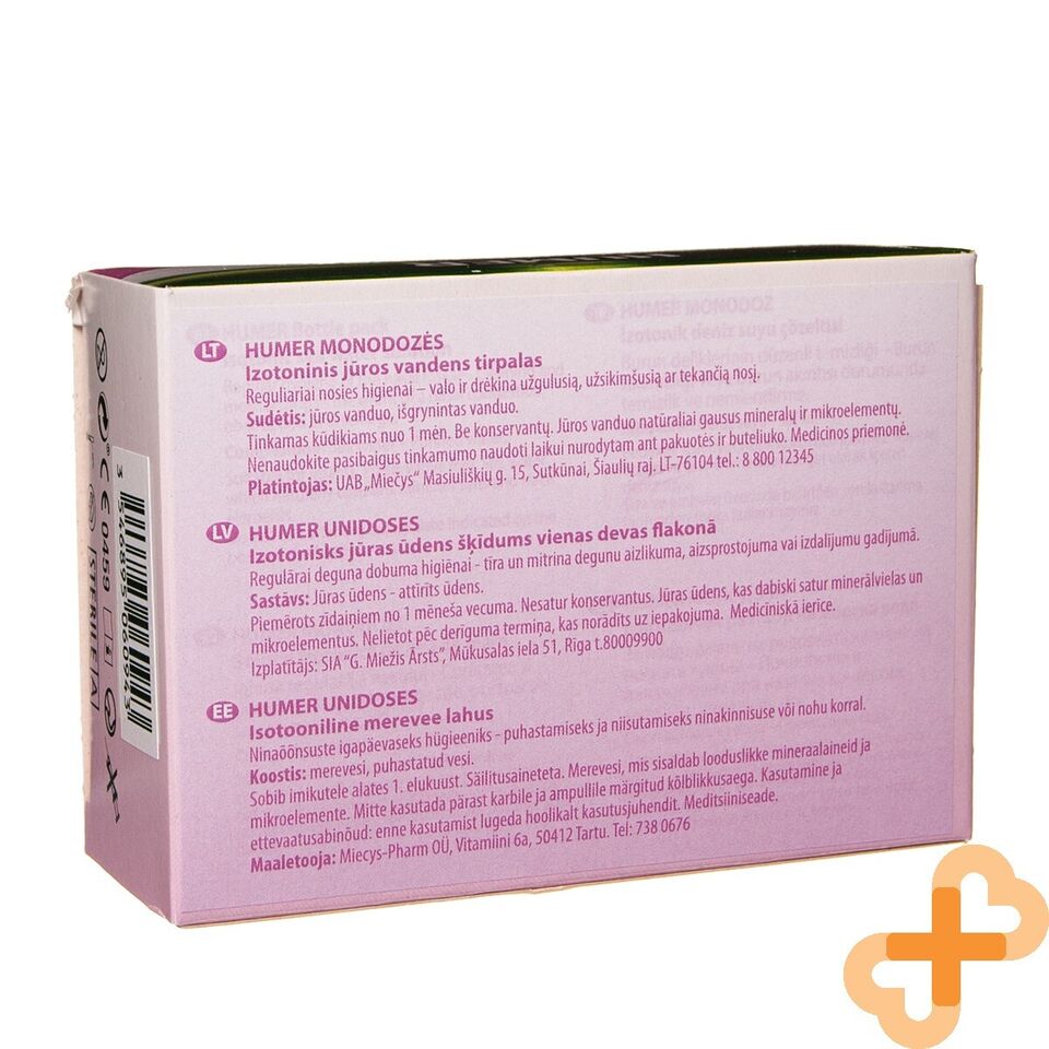 HUMER Infant Isotonic Sea Water Solution For Baby 5ml x 18 Doses Stuffy Humer buy supplements canada