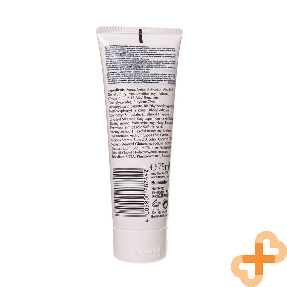EUCERIN HYALURON FILLER ELASTICITY Hand Cream SPF30 Anti Age Eucerin buy supplements canada